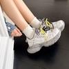 Thick-soled Autumn New Low-top Paris Home Graffiti Retro Trend Casual Sports Women's Shoes