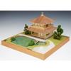 Woody Joe 1/75 Jisho-ji Temple Ginkakuji Wooden Model Assembly Kit, Molded Color