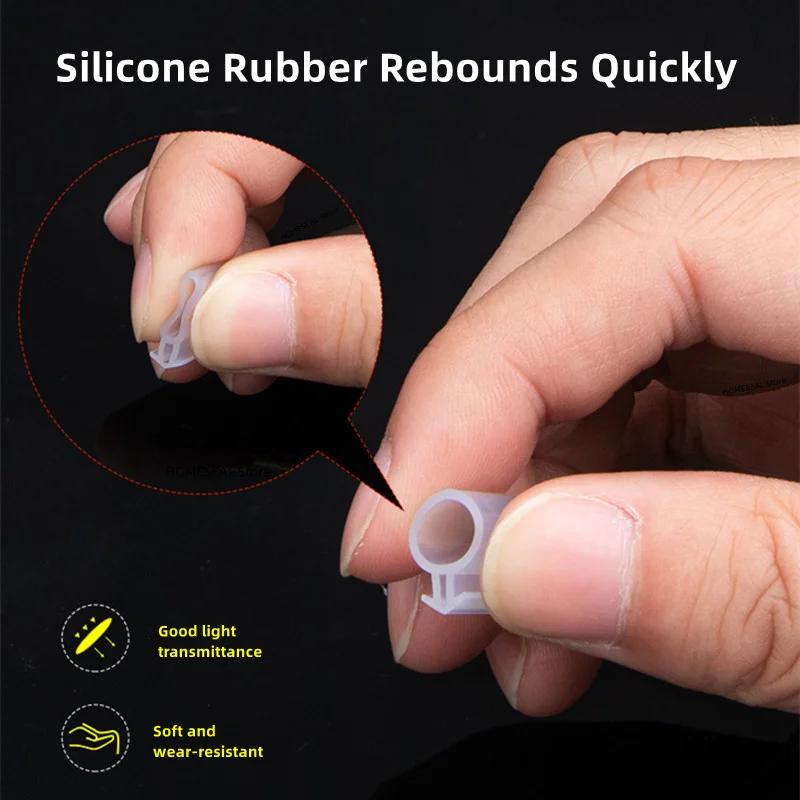 Striscia Sigillante per Porte e Finestre in Plastica e Acciaio a Forma di O, Guarnizione per Spifferi in Gomma, Sigilli a Fessura, Tubolare con Barbature Cave