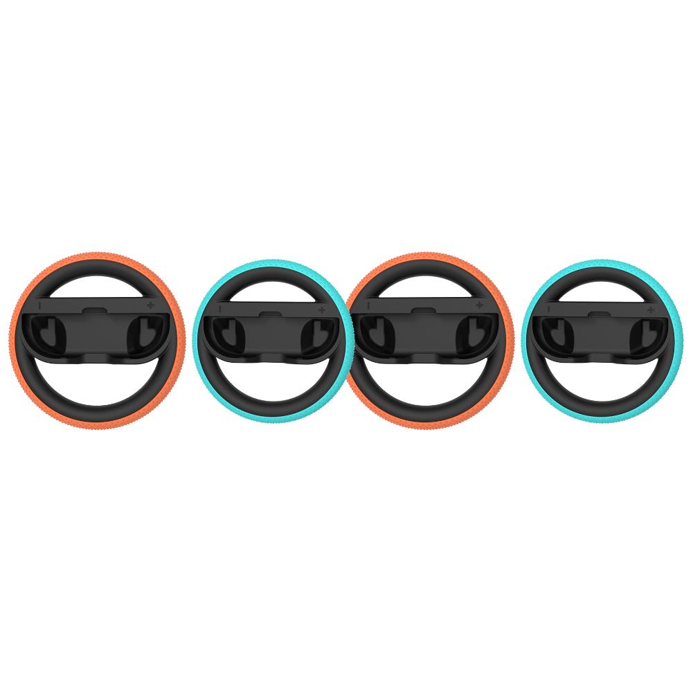 1/2Pairs For Nintendo Switch 2 Racing Steering Wheels with Silicone Pad L/R Handle Steering Wheel Game Controller Accessories
