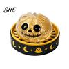 Halloween Themed Sensory Toys Dumpling Stress Relief Toy, Cartoon Steamed Bun Squeeze Toy Stretchable with Steamer, Ball Fidget Party Favors