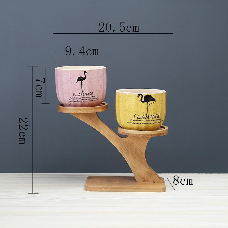 Gardening Cute Cartoon Succulent Flower Pot Simple Creative Personality Nordic Balcony Desktop Plant Flower Ware