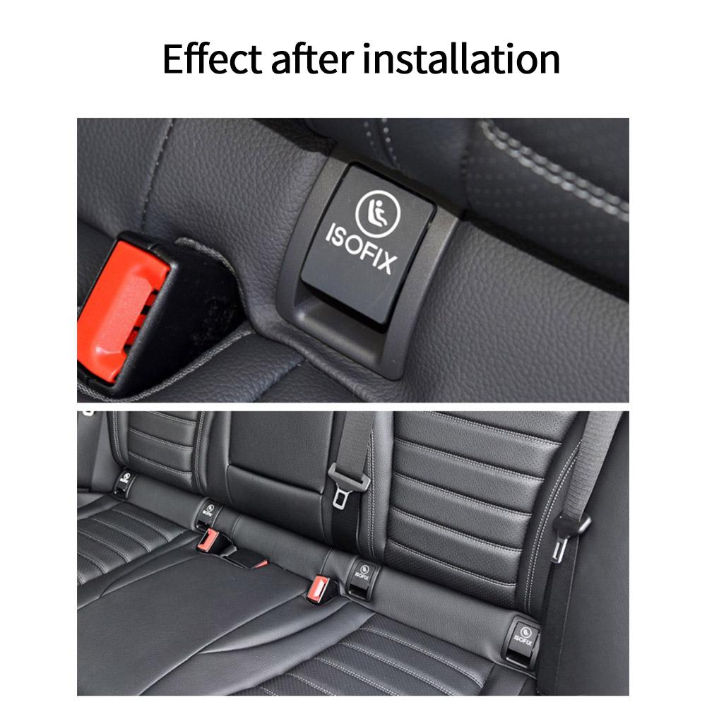 Switch Cover ISOFIX Cover Truck Auto Car Accessories Black Parts Replacements 1 Pc 63 * 48 * 40mm A2059200513 ABS