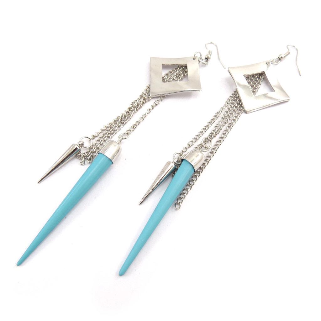 Les Trésors De Lily [J9012] - Boucles Créateur 'Scarlett' bleu