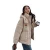 2024 new cotton-padded clothes women's new bread clothes short cotton-padded clothes autumn and winter coats thickened hooded cotton-padded