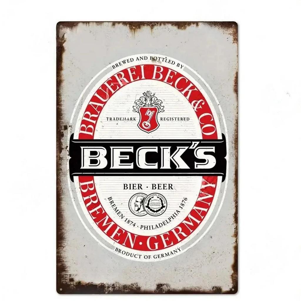 Wall Plaque Decor Bar Beer Wine Metal Poster Plate Vintage Tin Sign Decoration Man Cave Garage Iron Plate Painting Shabby Signs