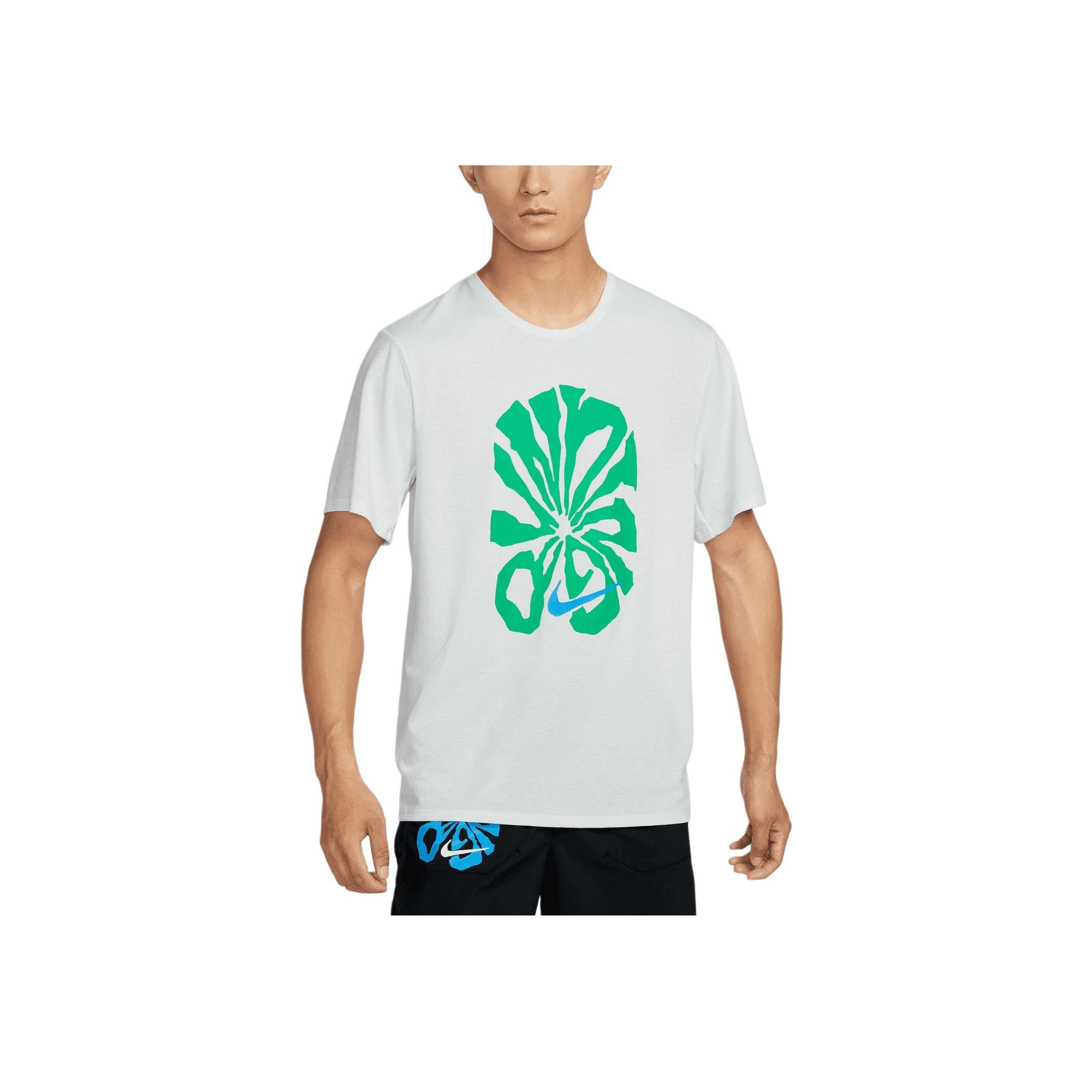 

Nike Футболка с коротким рукавом и круглым вырезом Rise 365 Dri-Fit Run Energy, белая, для мужчин FZ1081-121 XXL