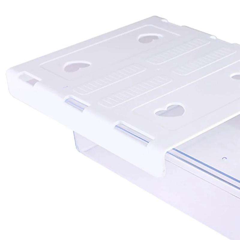 Transparent Under Desk Drawer White Gray Self Adhesive Organizer Large Storage Stick on Design Hidden Storage Box Office