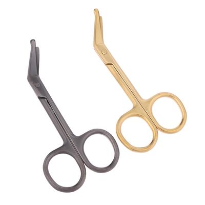 Tijeras de Vendaje de Gasa de Acero Inoxidable de 11 cm Tijeras Quirúrgicas para Apósitos Tijeras Domésticas para Yeso Tijeras de Enfermera