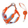 The Pet Chest and Back Strap Is Adjustable and Breathable. The Cat Leash Can Be Extended and Retracted When Taking The Dog for A Walk
