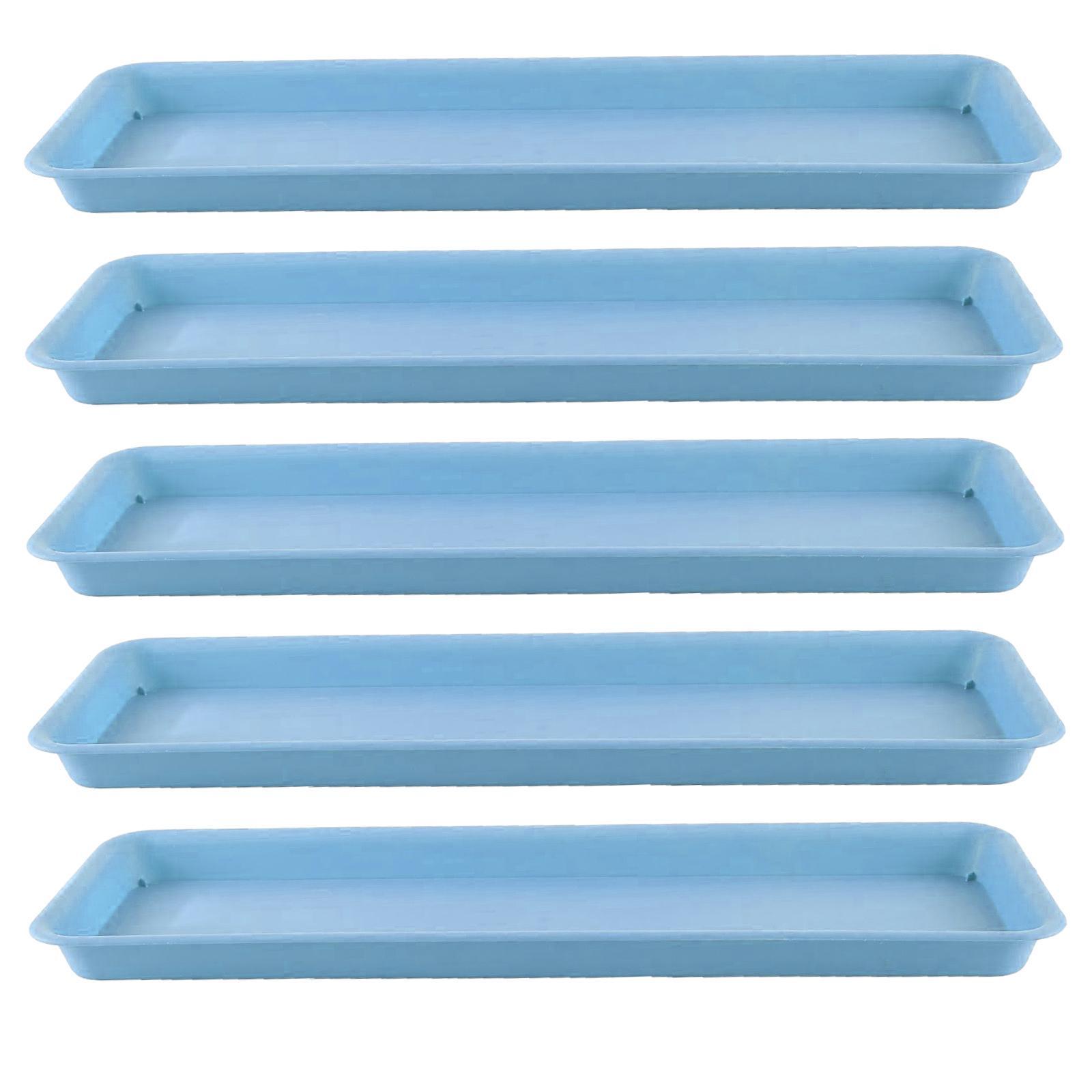 

5Pcs Plant Saucers Plant Trays ,Rectangular, Flower Pot Trays, Flower Pot Saucers for Yard Garden Balcony Courtyard