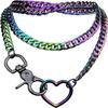 No Fading Choker with Tail Necklace Heart Y-Necklace Heart Slip Chain Necklace