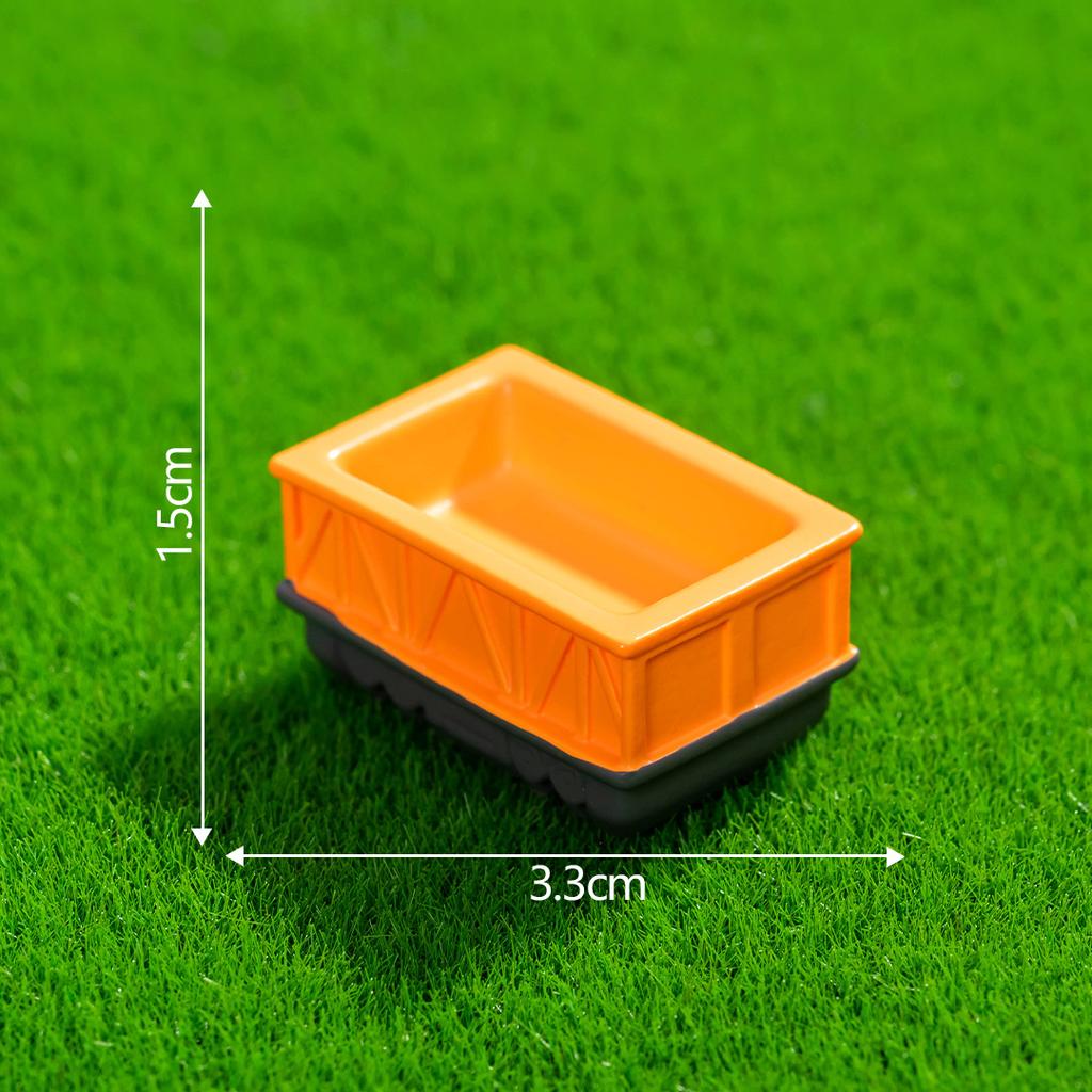 Mikrolandschaftsdekoration Cartoon-Zug Harzhandwerk DIY Dekorationszubehör Schreibtischdekoration