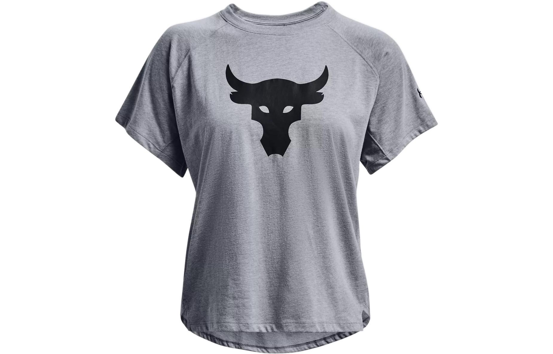 Under Armour T Shirt Women s Light Gray 1369962-035 L