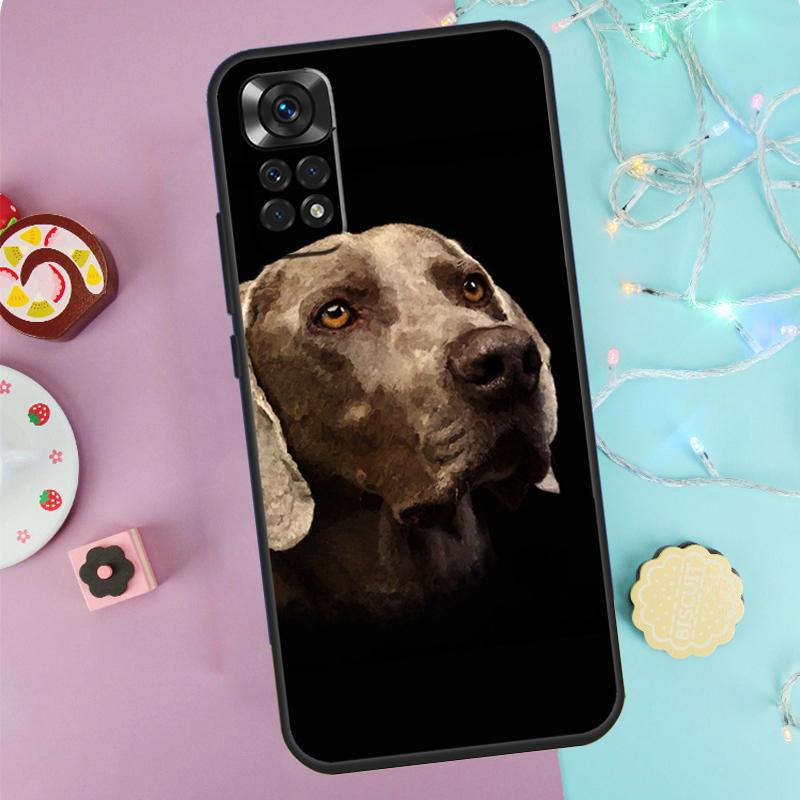 Weimaraner Dog Case For Xiaomi Redmi Note 9 10 11 12 13 14 Pro 9S 10S 11S 12S Redmi 14C 10C 12C 13C Cover