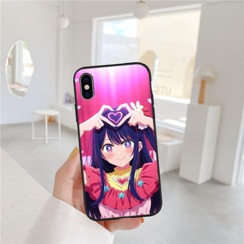 LO79 Oshi No Ko Ai Hoshino Soft Shell Phone Case for Xiaomi Xiaomi Poco M4 M5 M6 M7 X3 X6 X7 F8 Ultra Pro GT NFC