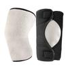 Unisex Double-Layer Lambswool Knee Pads - Thickened, Velvet, Velcro Fastened, Warm Insulation for Autumn/Winter