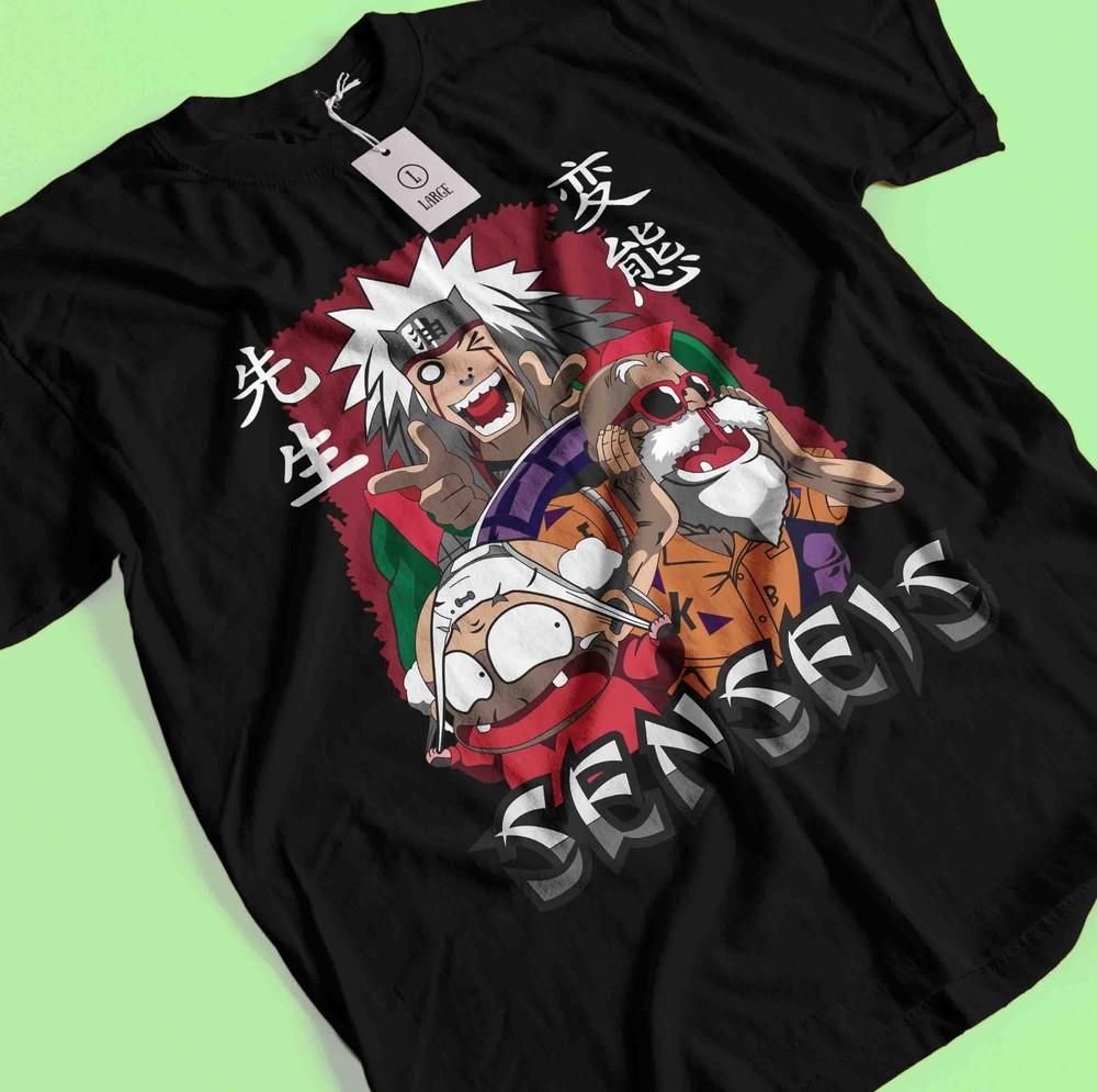 

Jiraya T-Shirt Naruto Tshirt Tsunade Shirt Madara Kakashi Itachi Pain Rin Nagato S