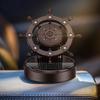 Car Aromatherapy Diffuser Rotary Solar Metal Rudder Fragrance Car Dashboard Ornament Home Office Desktop