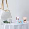 62KD 3 Inch Mini Film Photo Frame for Tabletop Photocard Display Desk Stand