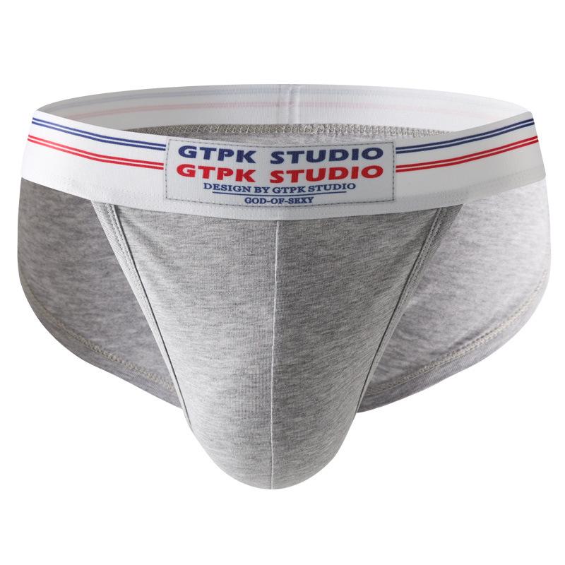 

Мужские дышащие трусы-слипы с высоким вырезом в японском стиле, больших размеров, со средней посадкой Extra Extra Extra Large серый