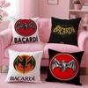Alcohol Bacardi Kussensloop Kussensloop Set 4 Stuks 50X50 45X45 40X40 Kussensloop Decoratieve Bank Huisdecoratie