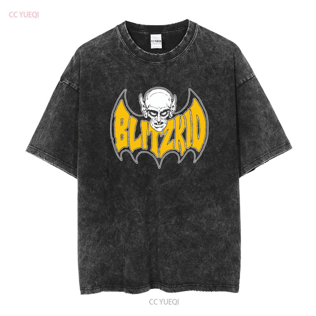 BLITZKID TEENAGE NECROPHILIAN LOVE Horror Punk T SHIRT Size M vintage Washed Slightly Unisex designer clothes Stylish Soft