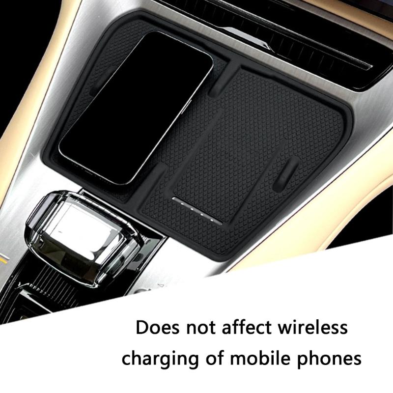 Automotive Interior Accessory for N7 23 Protection Silicone Pad Waterproof Flexible Pad Easy Use Wireless Chargers Pad