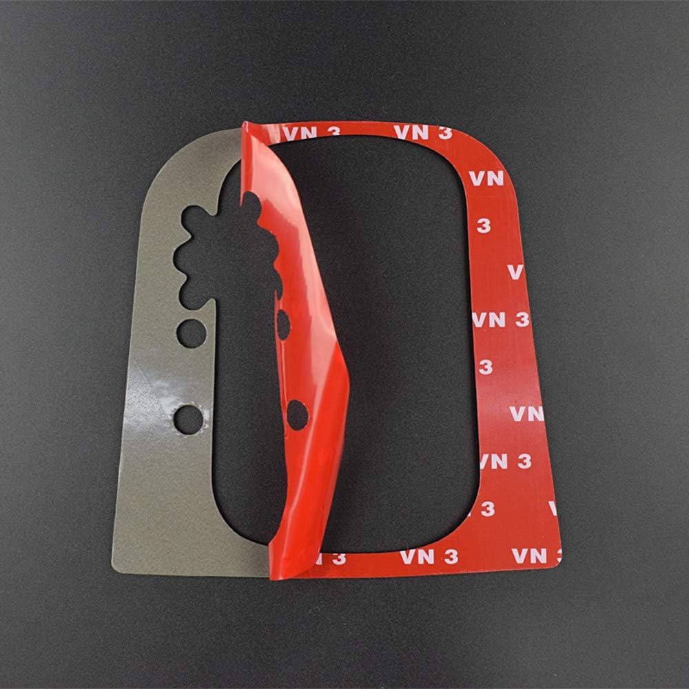 AIRSPEED Kohlefaser Auto Schalthebel Panel Abdeckung Aufkleber Innenverkleidung für Volkswagen VW Golf 6 GTI MK6 2008-2013 Zubehör (Stil B.)