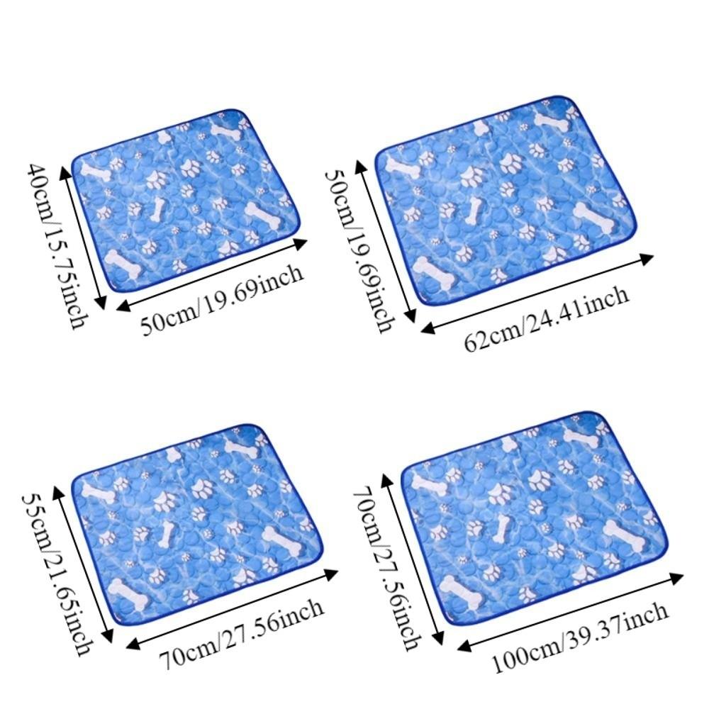 Nonslip Dog Cooling Pad Breathable Dog Sleeping Mat Pet Floor Mat Cat Nest Bed Indoor Use