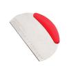 Stainless Steel Beveled Rice Noodle and Cream Scraper with Scale - Multi-Purpose Baking Cutter.