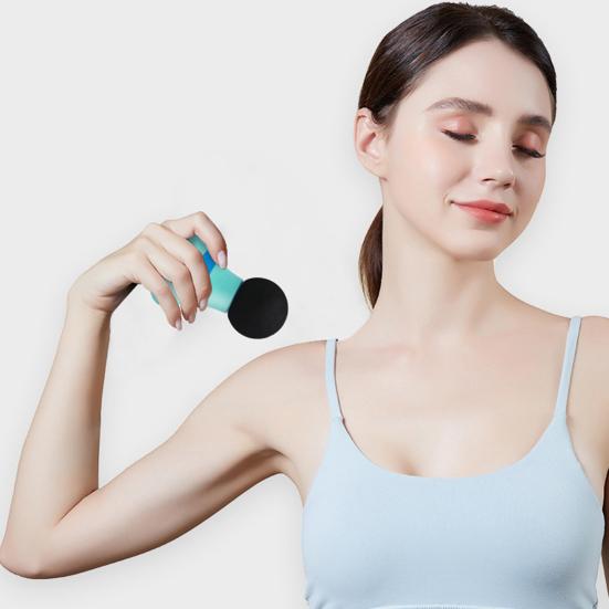 Handheld Body Massager Percussion Deep Tissues Muscle Massager with 6 Speeds USB Rechargeable Portable Electric Muscle Massager