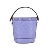 Tory Burch Letter Combination Embossed Napa Leather And Calfskin Bucket Bag Mini Women bags Purple 153113-501