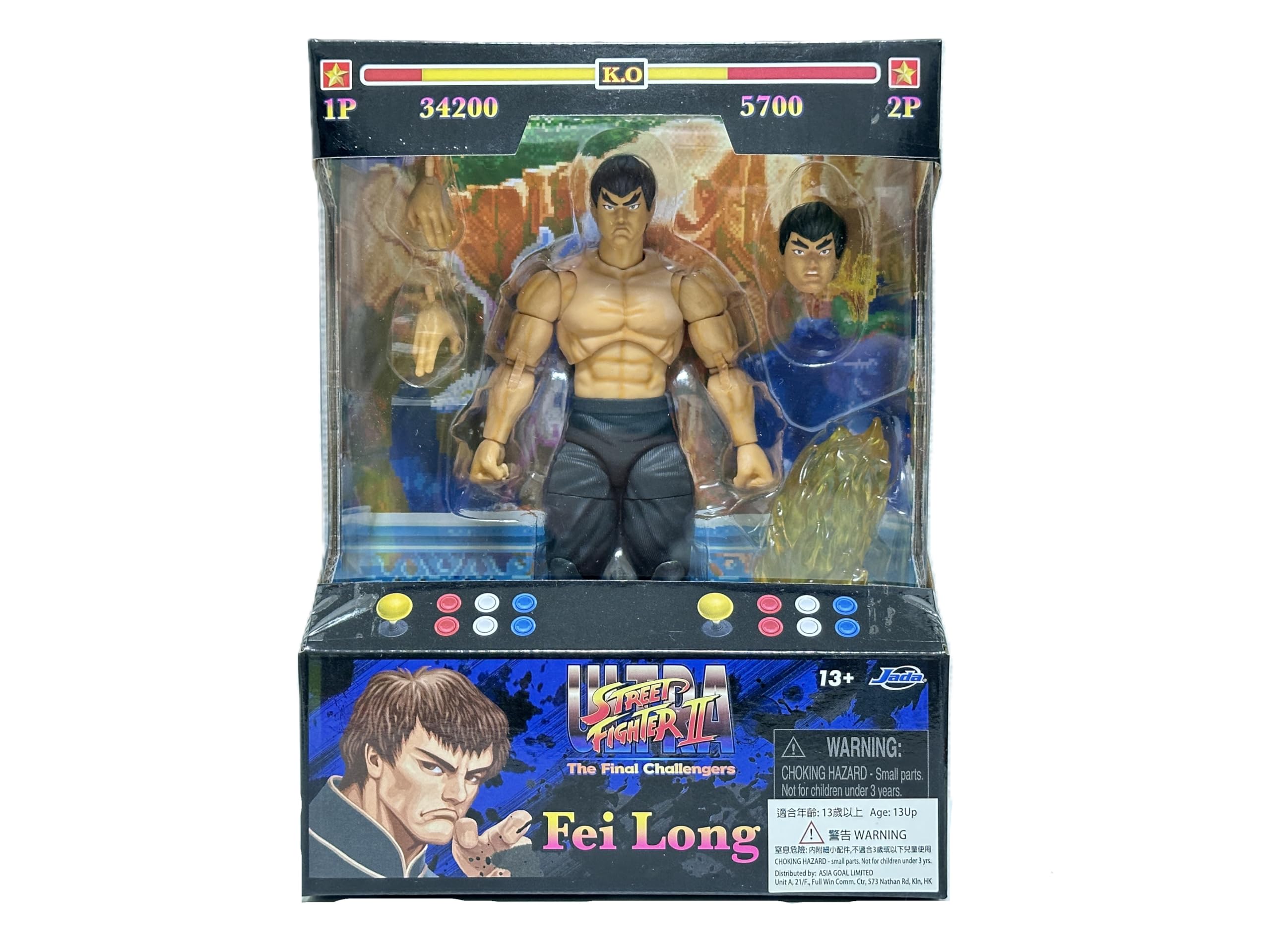 

Jada Toys JD34217 Street Fighter II Fei Long 112 Фигурка [Товар]