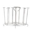 Fryer Skewer Stand Stainless Steel Vertical Grill Rack with Skewers Heat Resistant Kitchen Fryer