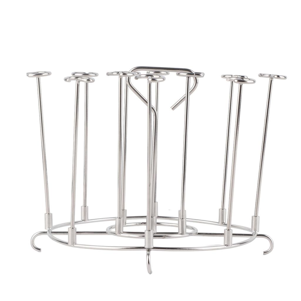 Fryer Skewer Stand Stainless Steel Vertical Grill Rack with Skewers Heat Resistant Kitchen Fryer