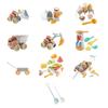 Summer Beach Toy for Kids Soft Silicone Sandbox Set Beach Game Toy for Send Children Beach Play Sand Water Play Tools Beach Cart