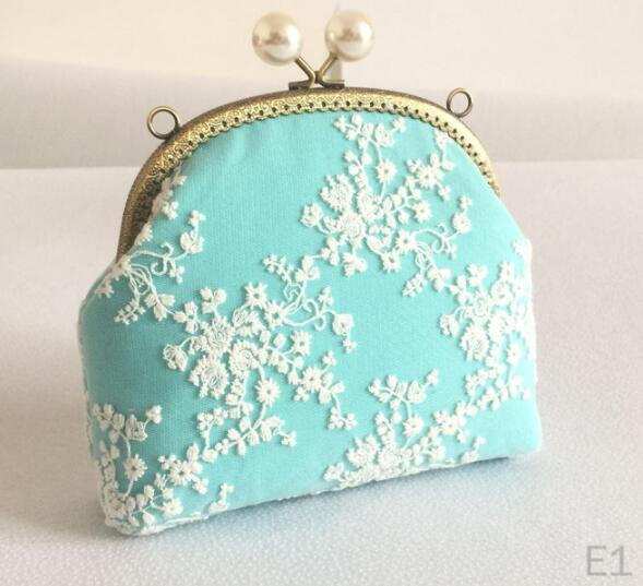 Застежка-кошелек с жемчугом для сумки ручной работы своими руками — фото 3