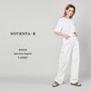 NOVENTA-K Round Pique Short Sleeve T-Shirt White