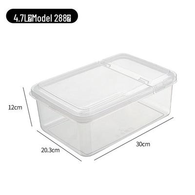 Handun Flip-Lid Plastic Refrigerator Storage Box
