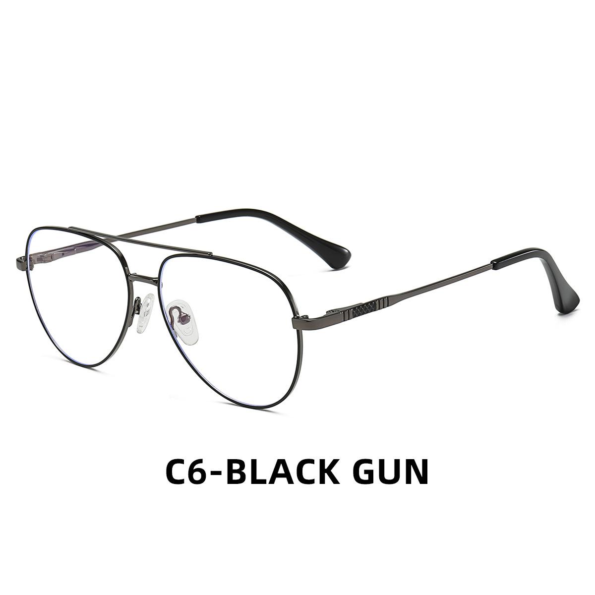 

Metal Pilot Myopia Glasses Clear Blue Light Blocking Eyewears Optoical Myopia Eyeglasses Men s Prescription Glasses Minus -2.5-3 0