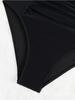 Plus Size One Piece Swimsuit Ruched Cross Slim Fit Tight Sexy Swimwear Women Fashion Beach Vacation Elegant Bathing Suit