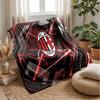 AC Milan Theme blanket Soft Flannel Blanket Plush Throw Blanket Cozy Sofa Bed Blanket for Home Decor