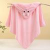 Asciugamani da Bagno per Bambini con Animali dei Cartoni Animati Morbido Asciugamano con Cappuccio per Neonato Coperta Avvolgente Calda per Bambini Piccoli per Maschi e Femmine