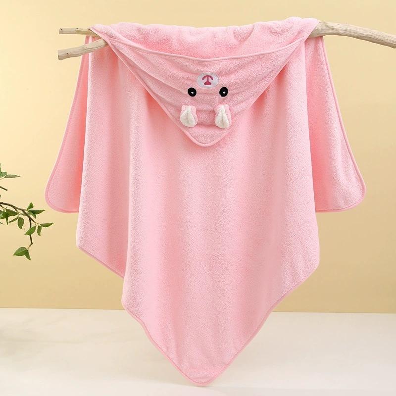 Asciugamani da Bagno per Bambini con Animali dei Cartoni Animati Morbido Asciugamano con Cappuccio per Neonato Coperta Avvolgente Calda per Bambini Piccoli per Maschi e Femmine
