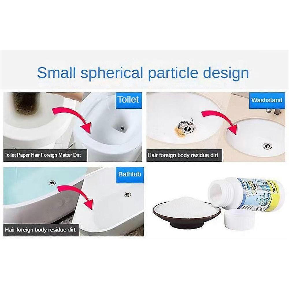 Powerful Pipe Dredging Agent, Clogged Sink Drain Cleaner Powder, All Around Powerful Pipe Dredging Agent, Pipe Dredging Agent Powerful Sink and Drain 
