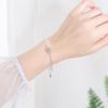 Pink Diamond Leaf Temperament Lucky Four-leaf Bracelet, Girls, Hand Jewelry