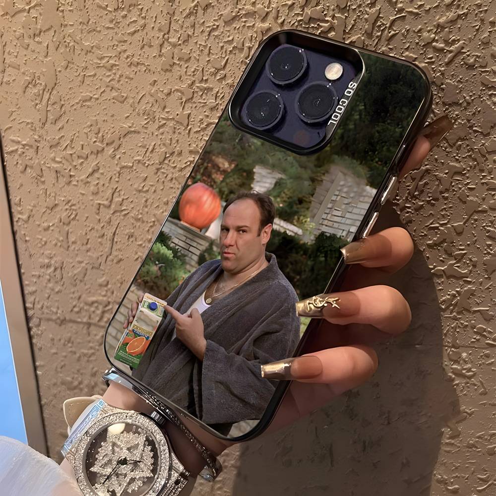 

Чохол для телефону Tony Soprano з серіалу Клан Сопрано Для iPhone 17,16,15,14,13,12,11,Pro,XS,Max,Plus Чорний Матовий Ударостійкий Чохол iPhone17Air