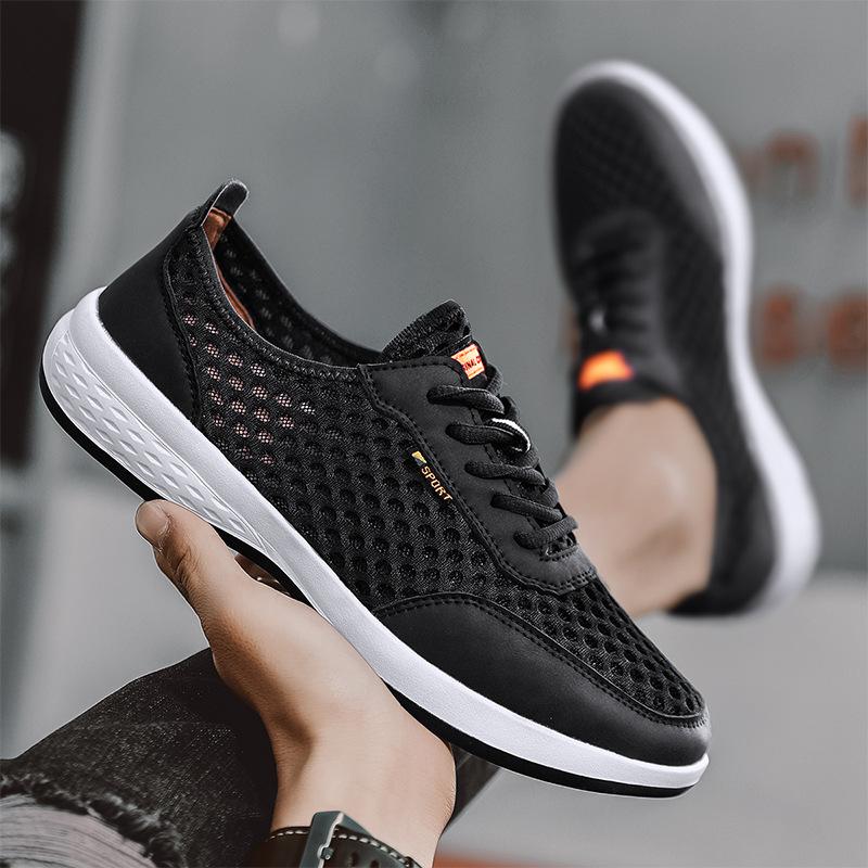 Men Shoes Casual Breathable Lightweight Sports Shoes for Men Outdoor Walking Tennis Sneakers Male Slip-on 2024