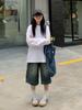 2000s Y2k Vintage Baggy Trousers Women Retro Wide Leg Jeans Pants Korean Streetwear Casual Oversize Washed Denim Shorts Summer